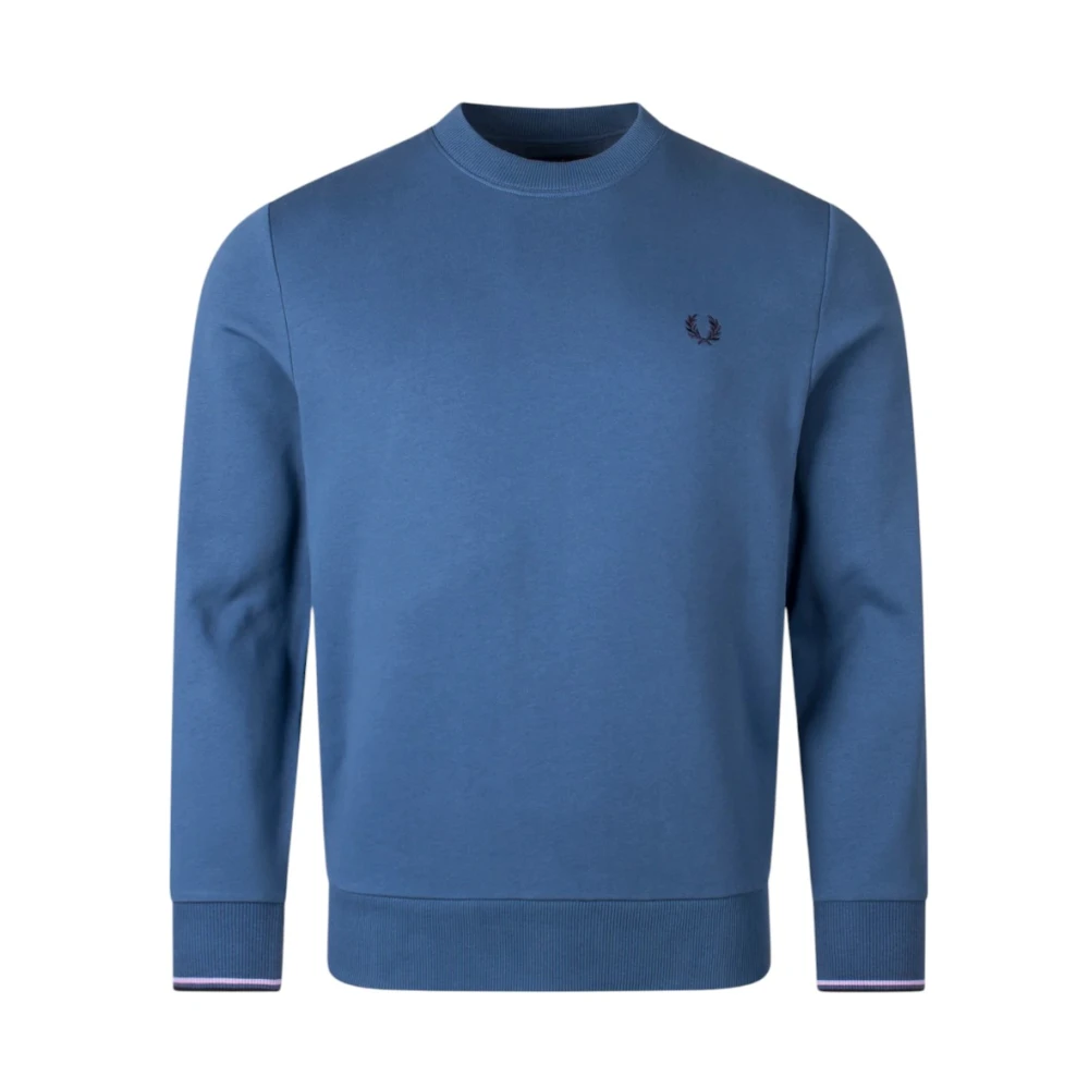 Fred Perry Stijlvolle Sweatshirt voor Mannen Blue Heren