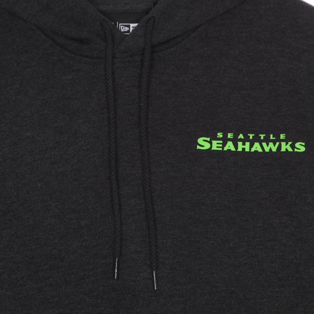 new era Seattle Seahawks Logo Hoodie Black Heren