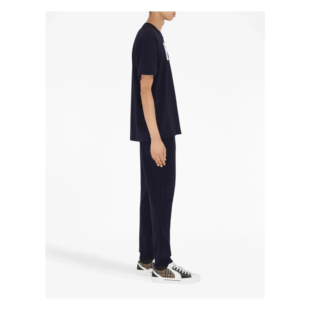 Burberry Zwarte Katoenen T-shirt Prorsum Black Heren