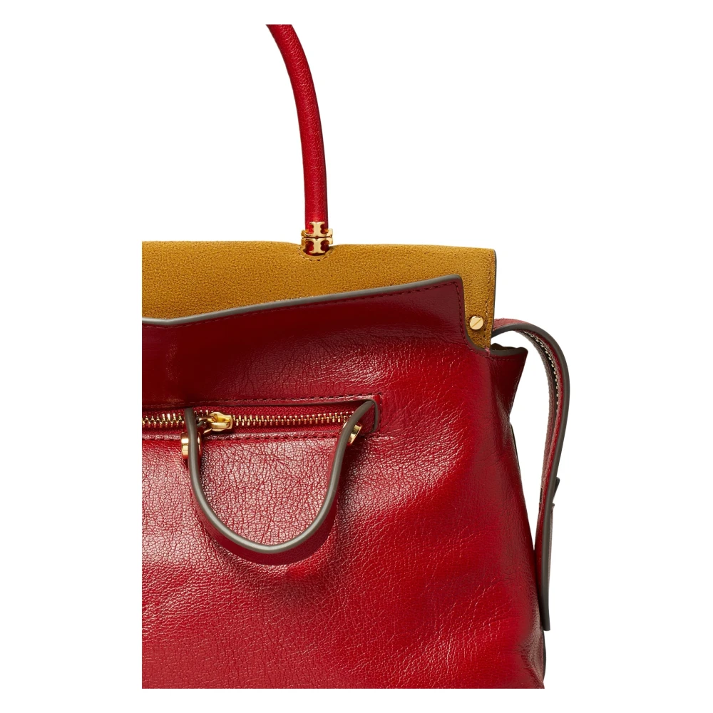 TORY BURCH Ruby Kleine Satchel Tas Red Dames
