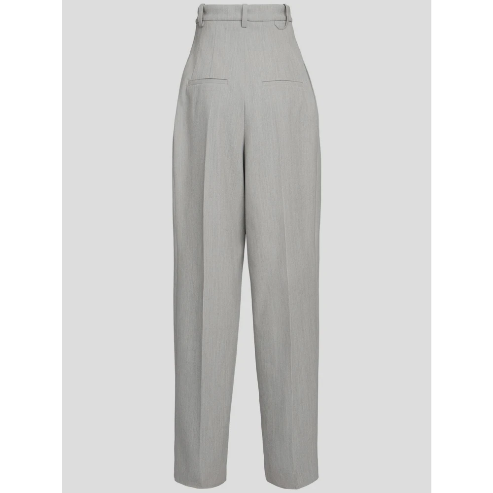 Jacquemus Katoenen Curzio Broek Gray Dames
