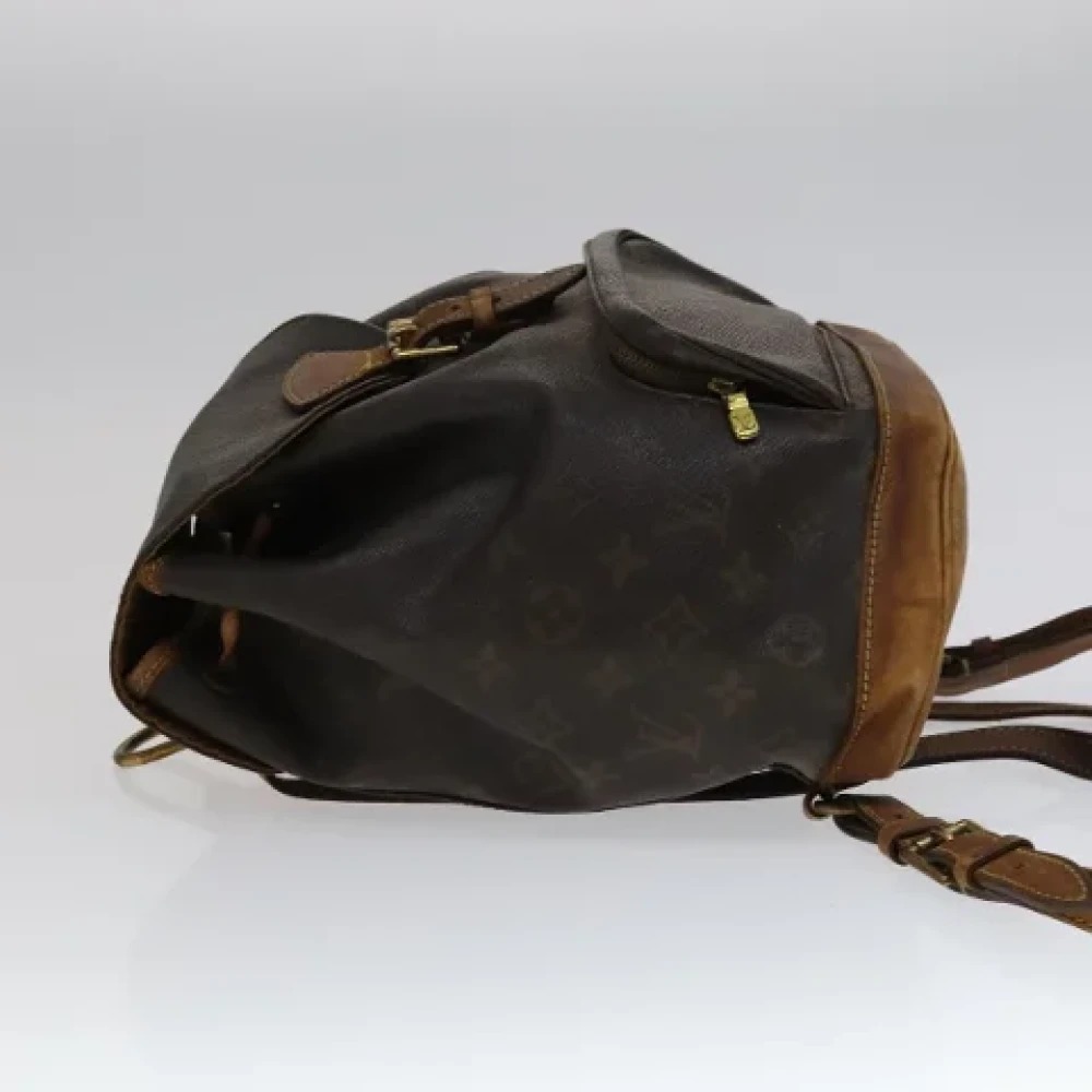 Louis Vuitton Vintage Pre-owned Canvas backpacks Brown Dames