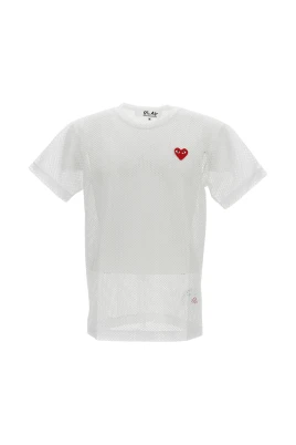 Mesh Logo-Patch T-Shirt