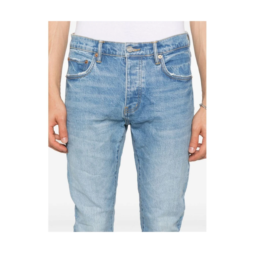 Purple Brand Indigo Skinny Denim Jeans Blue Heren