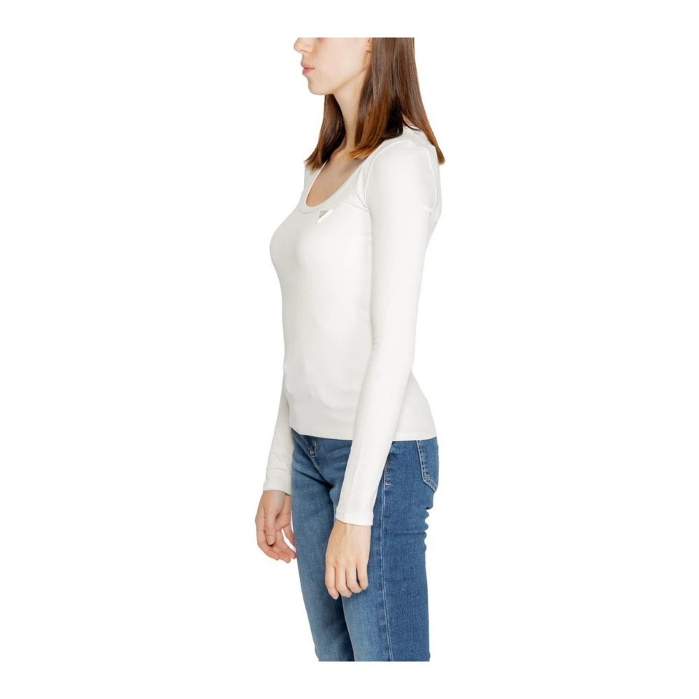 Guess Viscose Blend Tops & T-Shirts Beige Dames