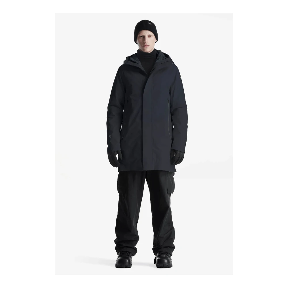 Krakatau Planck Waterdichte Winter Parka met Afneembare Binnenjas Gray Heren