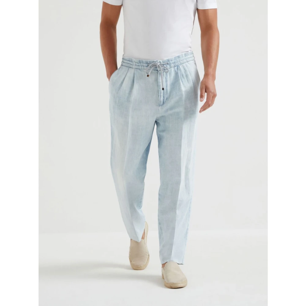 BRUNELLO CUCINELLI Stijlvolle Denim Jeans Blue Heren
