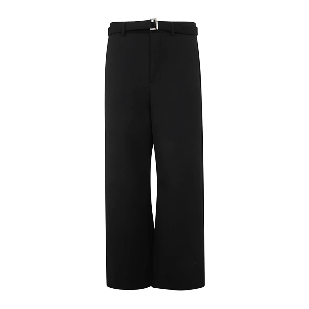 Sacai Zwarte Bonding Broek Black Dames
