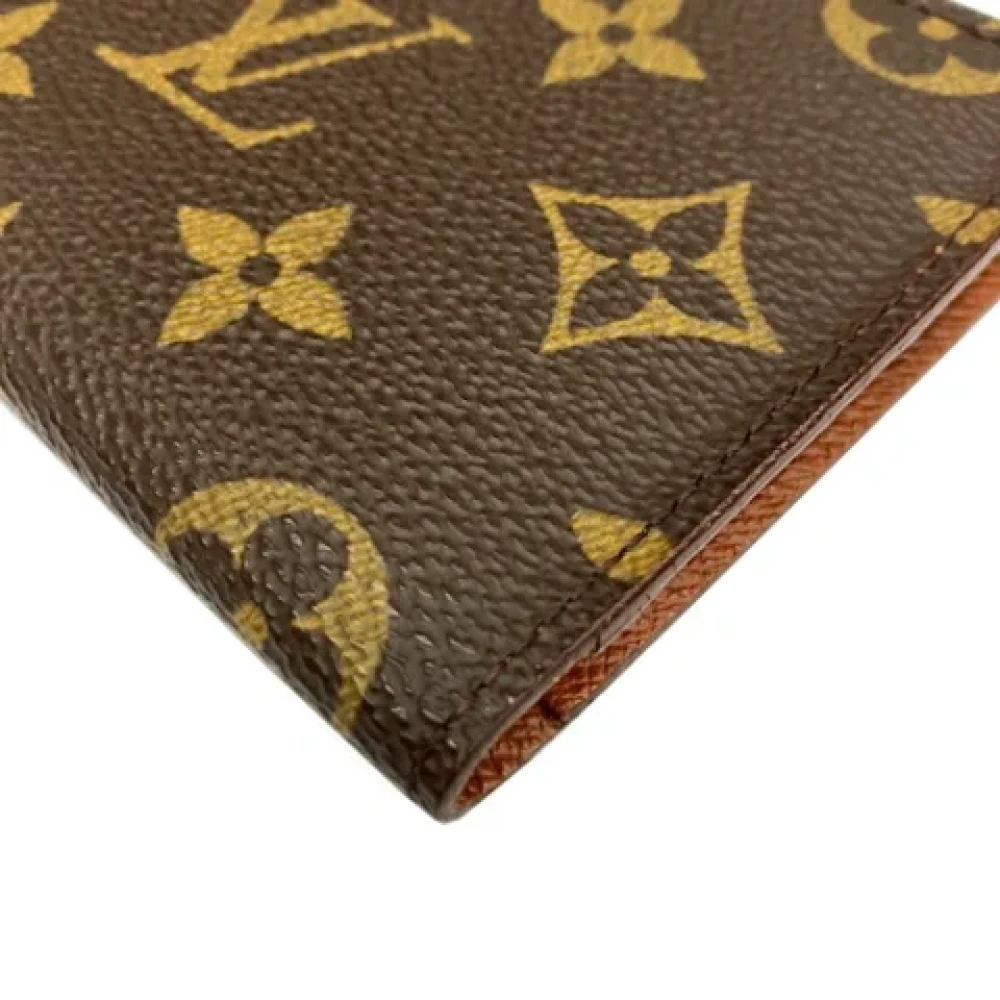 Louis Vuitton Vintage Pre-owned Canvas wallets Brown Dames