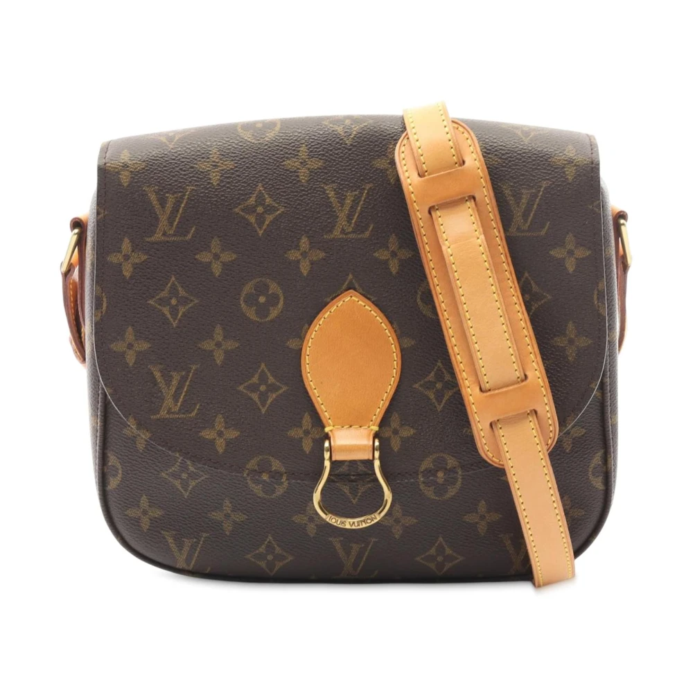 Louis Vuitton Vintage Women's Brown Pre-Owned Vintage Monogram Canvas Crossbody Bag