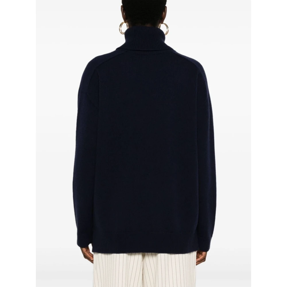 P.a.r.o.s.h. Blauwe Gebreide Top Blue Dames