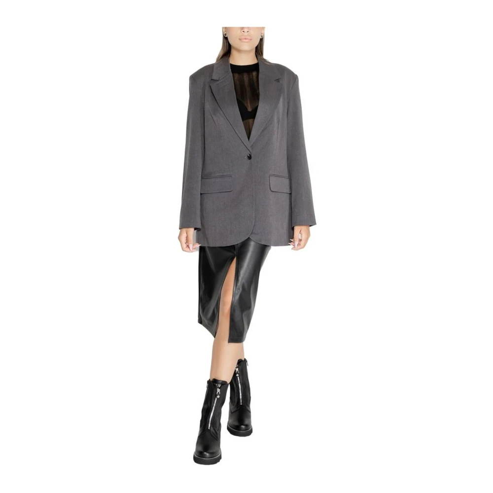 Only Grijze Blend Dames Herfst Winter Blazer Gray Dames