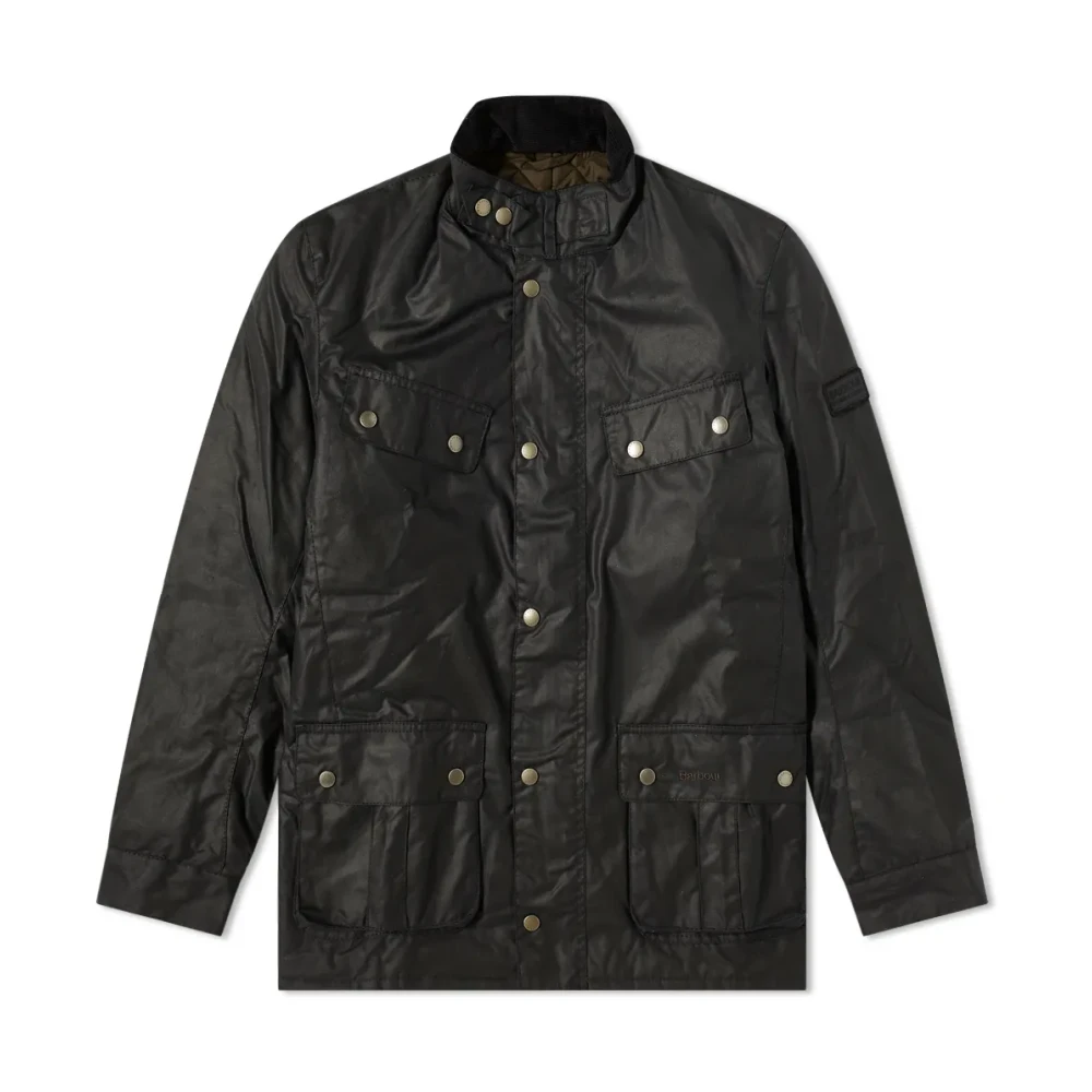 Barbour Duke Wax Jas Sage-M Green Heren