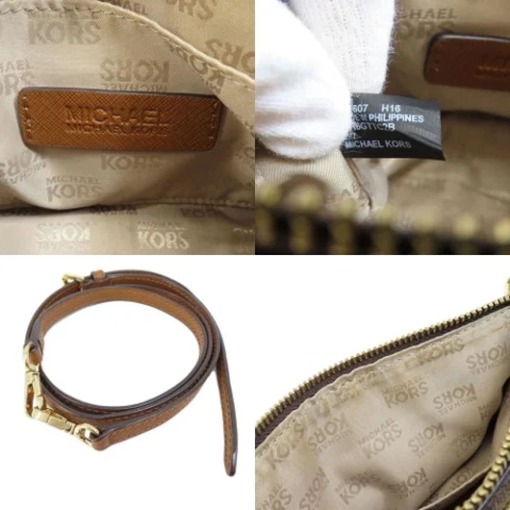 Michael Kors Pre-owned Plastic handbags Brown Dames