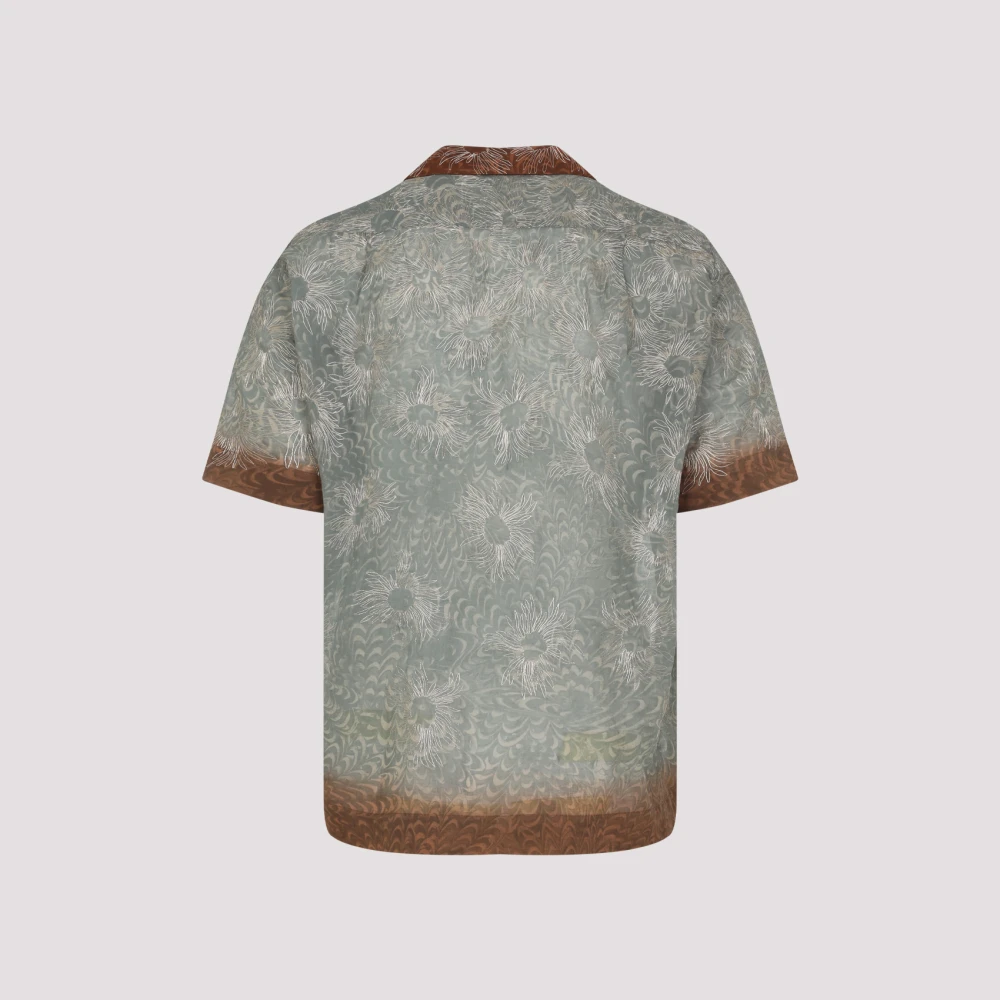 Dries Van Noten Groen Shirt voor Mannen Stijlvol Multicolor Heren