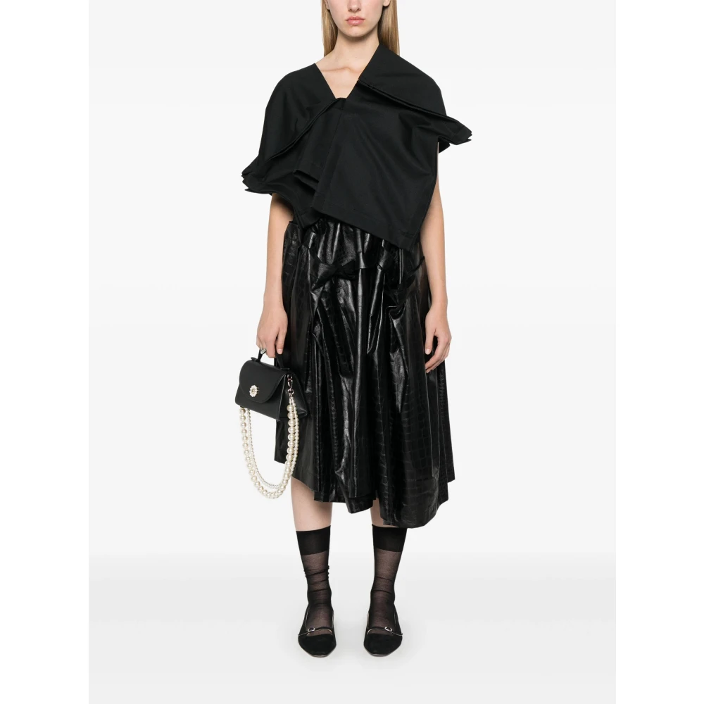 Comme des Garçons Patchwork Fitted Jacket Black Dames