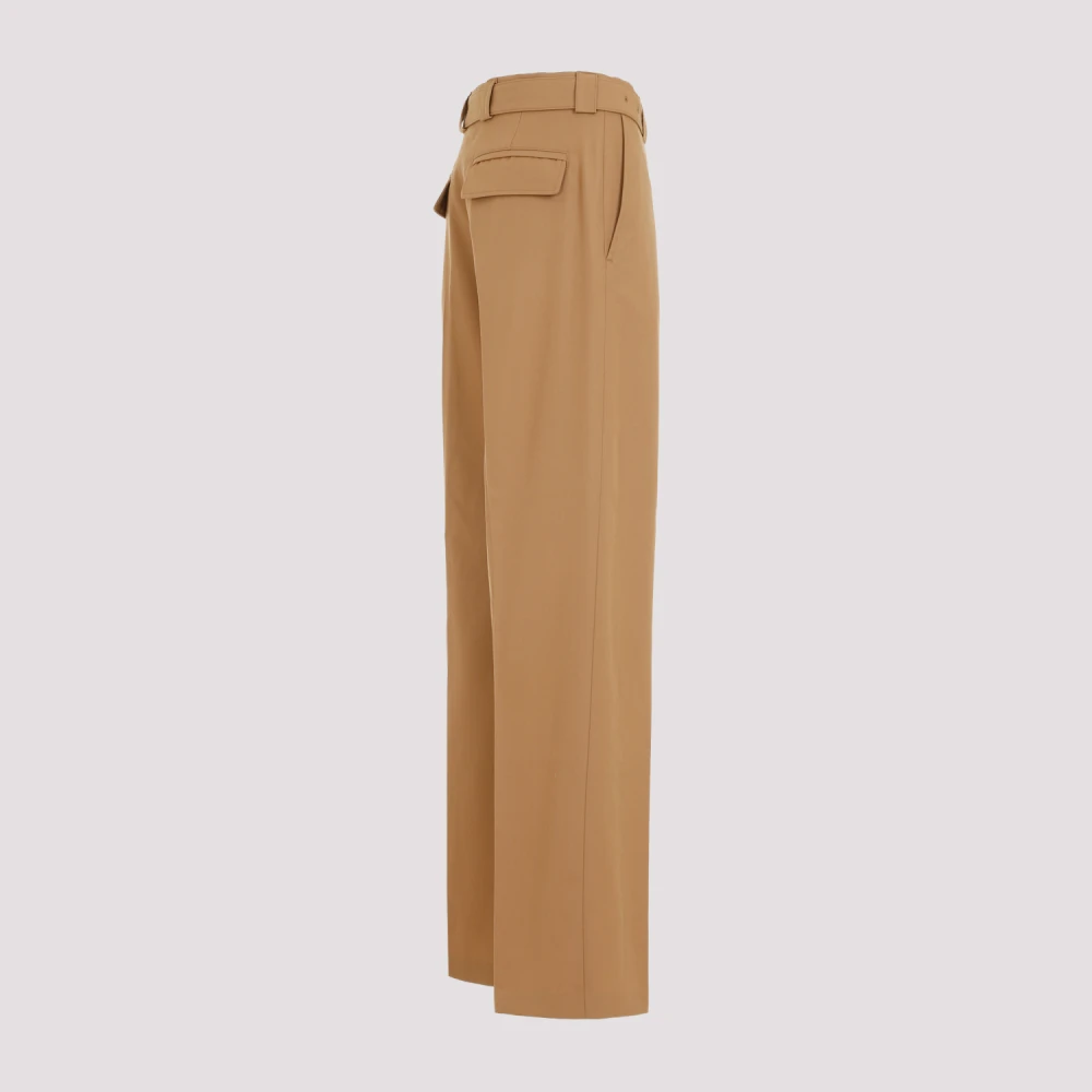Dries Van Noten Wide Trousers Brown Heren