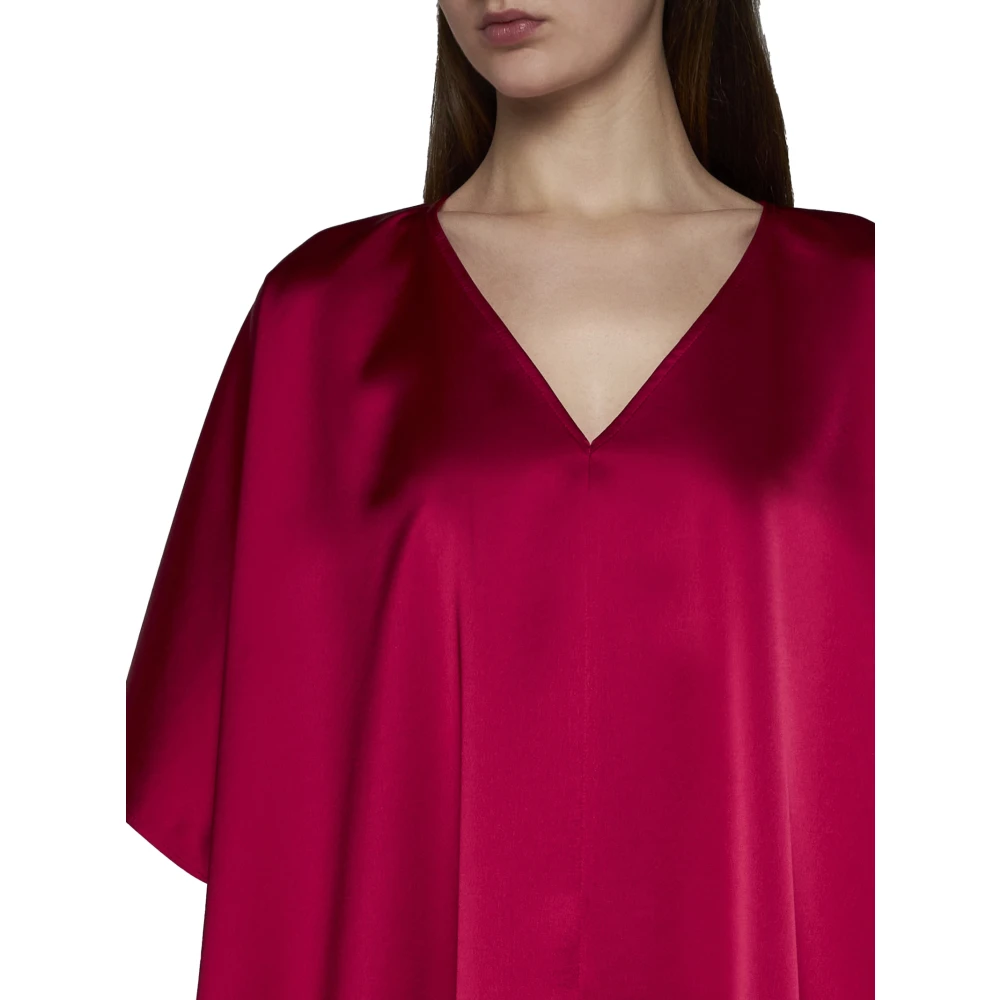 Blanca Vita Elegante Kaftano Jurken Red Dames