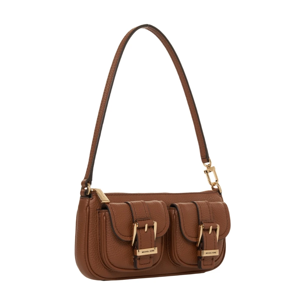 Michael Kors Bruine Schoudertas 'Zoe' Brown Dames