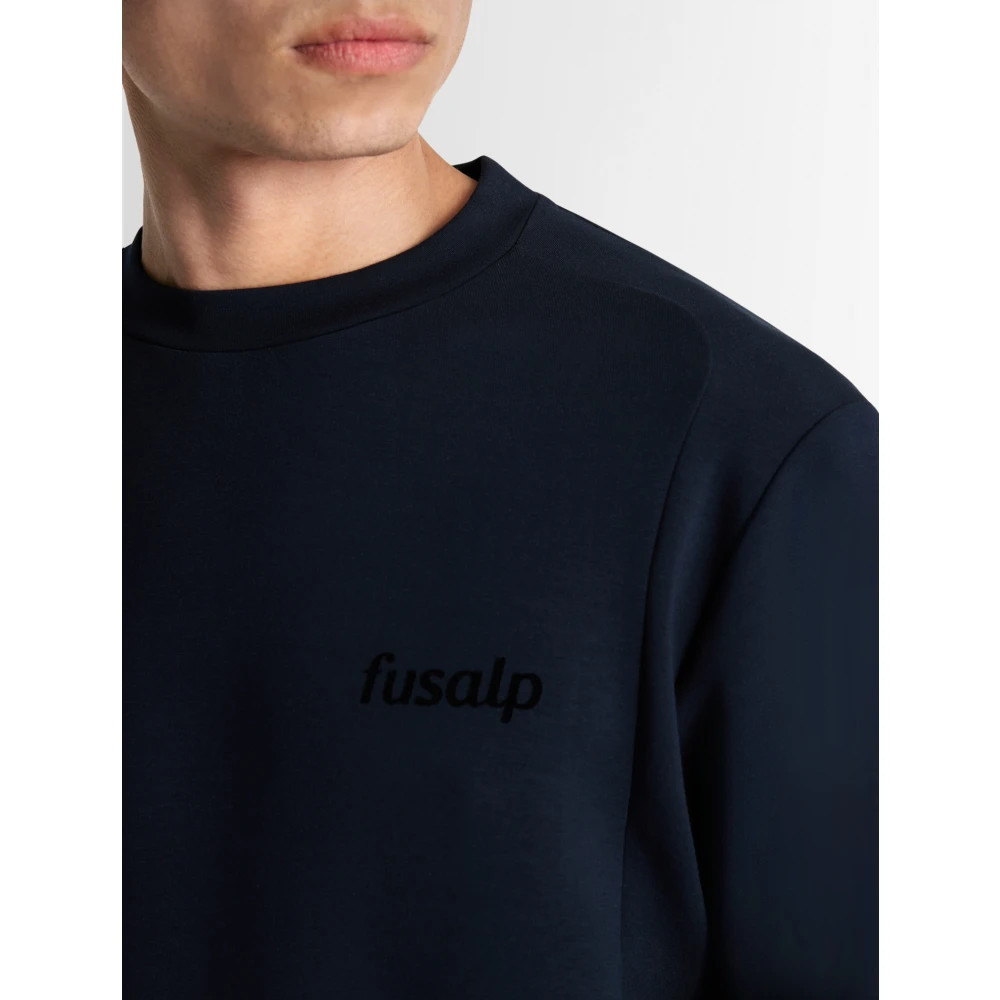 Fusalp Sweatshirt Hoodies Blue Heren