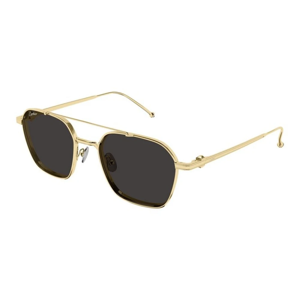 Cartier Men's Yellow Sunglasses - Sunglasses - 53 Mm - Accessories