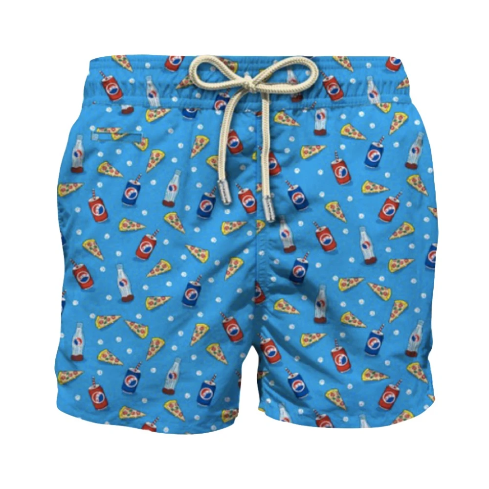 MC2 Saint Barth Heren Zwemshorts Strandkleding Blue Heren