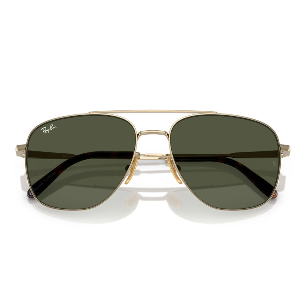 Ray-Ban Unisex Yellow Sunglasses, 59 Mm, Titanium Aviator Sunglasses