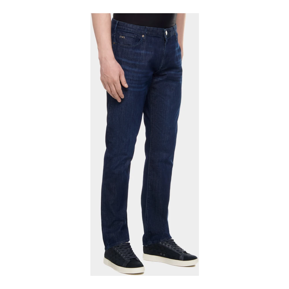 Emporio Armani Slim Fit Jeans Blue Heren