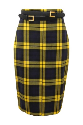 jupe-midi-en-laine-tartan-avec-ceinture