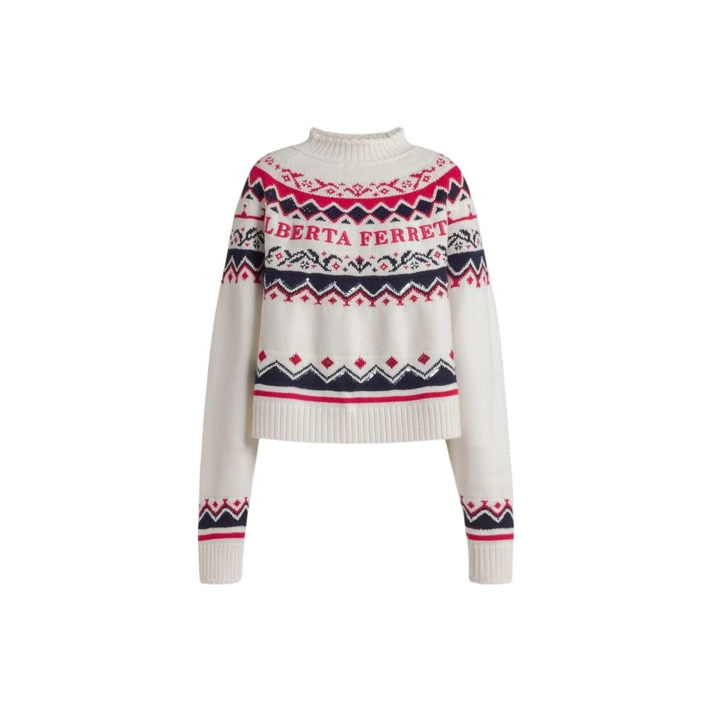 Alberta Ferretti Multicolor Turtlenecks - Female - Turtlenecks - 2XL - Knitwear
