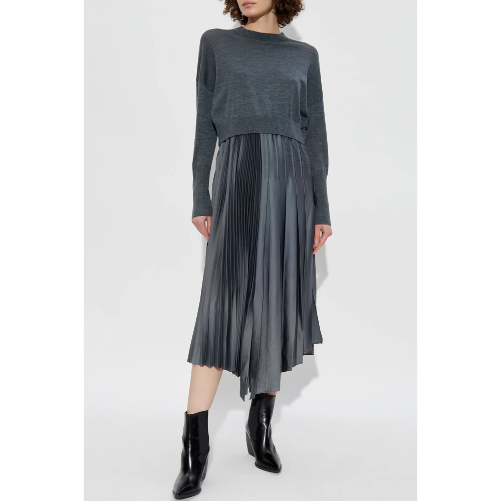 AllSaints Adriana Tweedelige Jurk Gray Dames
