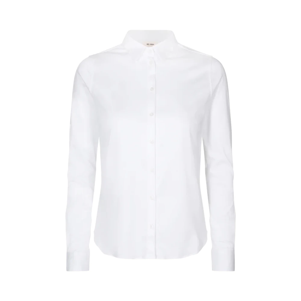 MOS MOSH Tina Jersey Shirt White Dames