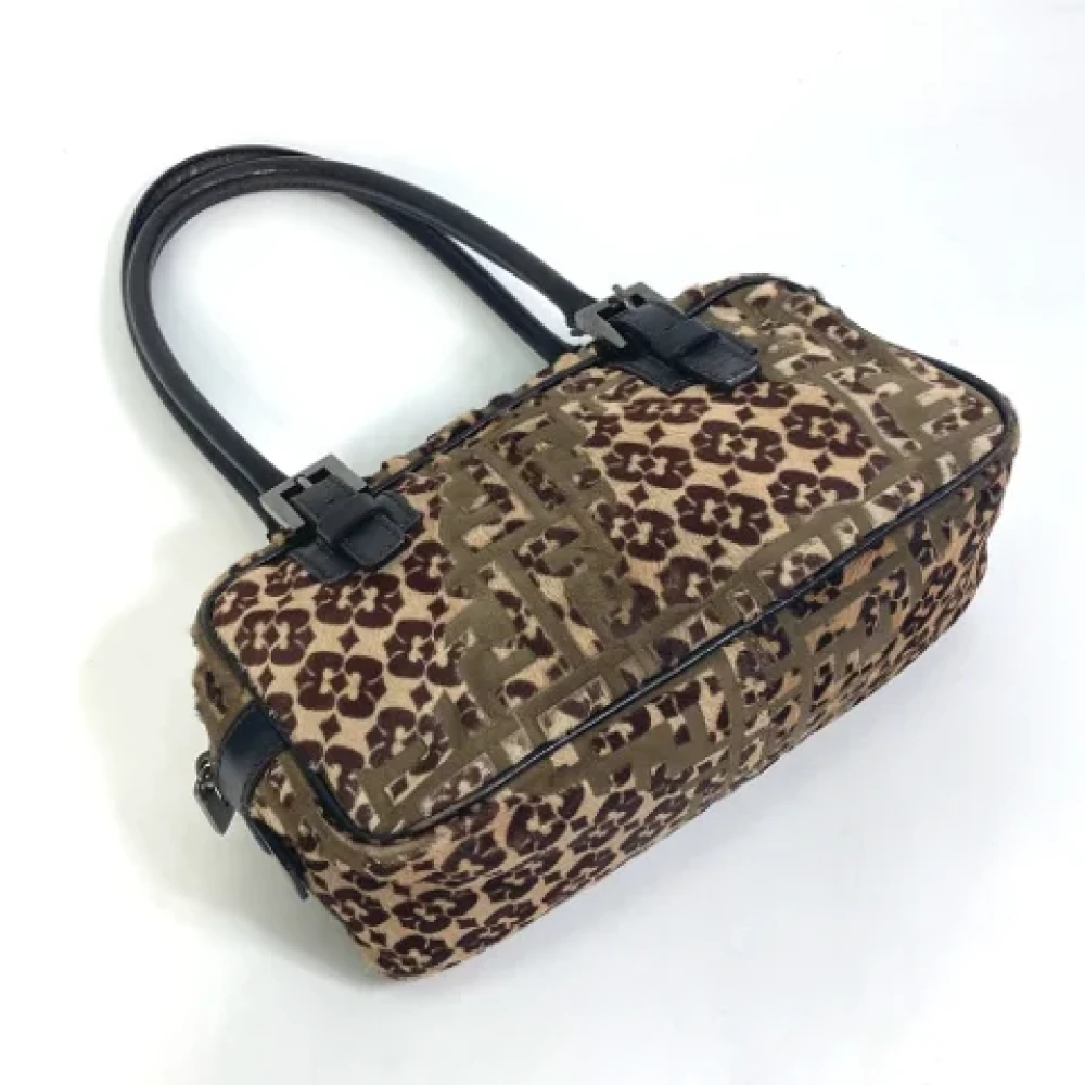 Fendi Vintage Pre-owned Fabric fendi-bags Brown Dames