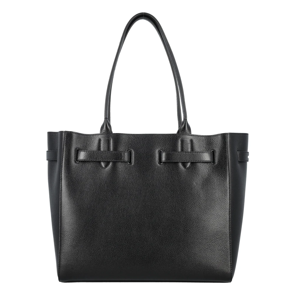 Tom Ford Zwarte leren tote tas Black Dames