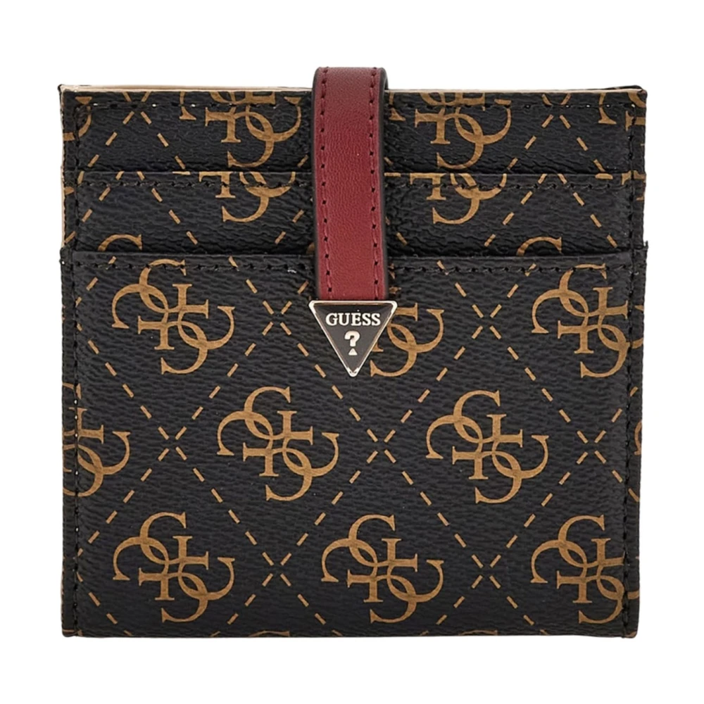 Guess Bruine Dames Synthetische Portemonnee Brown Dames