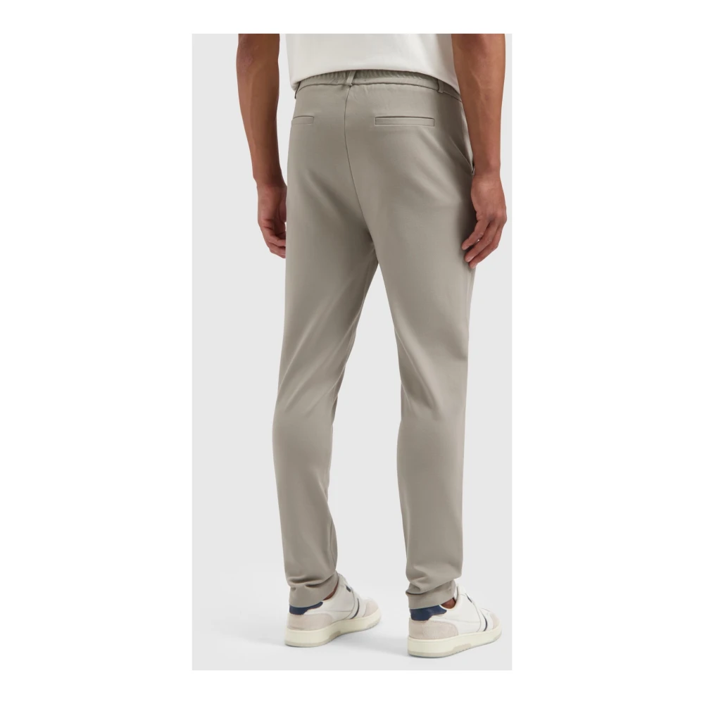 Pure Path Slimme Taupe Broek voor Stijlvolle Look Gray Heren