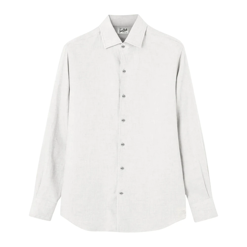 Mc2 Saint Barth White Raphael Long-Sleeve Shirt - Male - Formal Shirts - 2XL - Shirts
