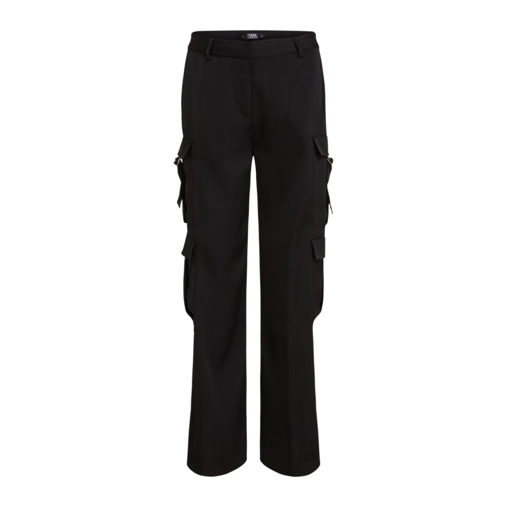 Karl Lagerfeld Broek Zwart Black Dames