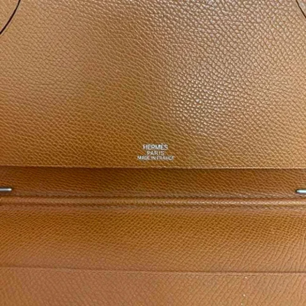 Hermès Vintage Pre-owned Leather home-office Brown Dames
