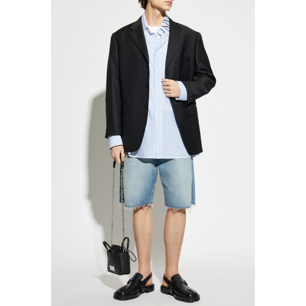 Maison Margiela Denim shorts Blue Heren