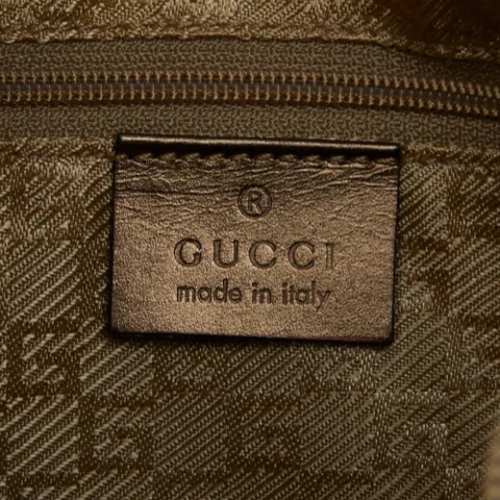 Gucci Vintage Pre-owned Canvas gucci-bags Yellow Dames