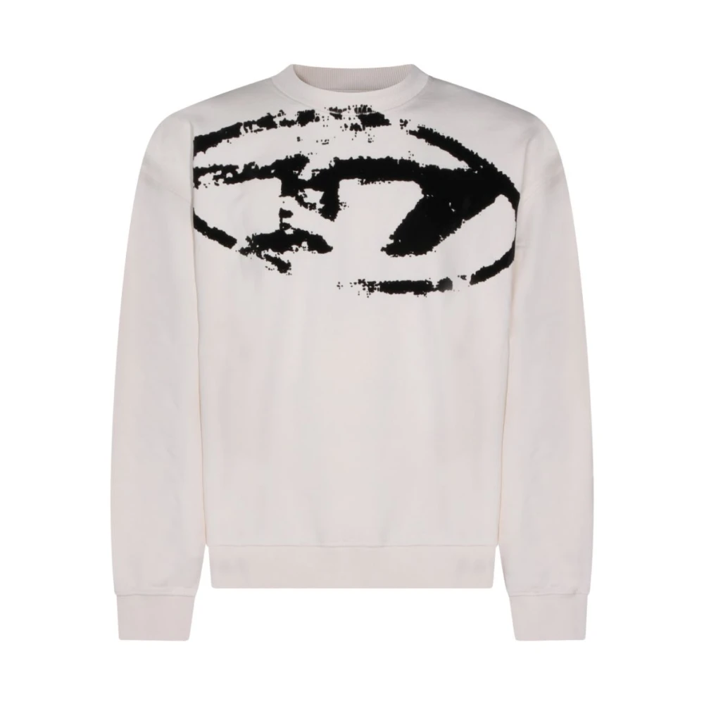 Diesel Hombre Blanco Sudaderas, Talla: S