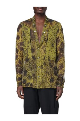 luxury-yellow-button-up-shirt