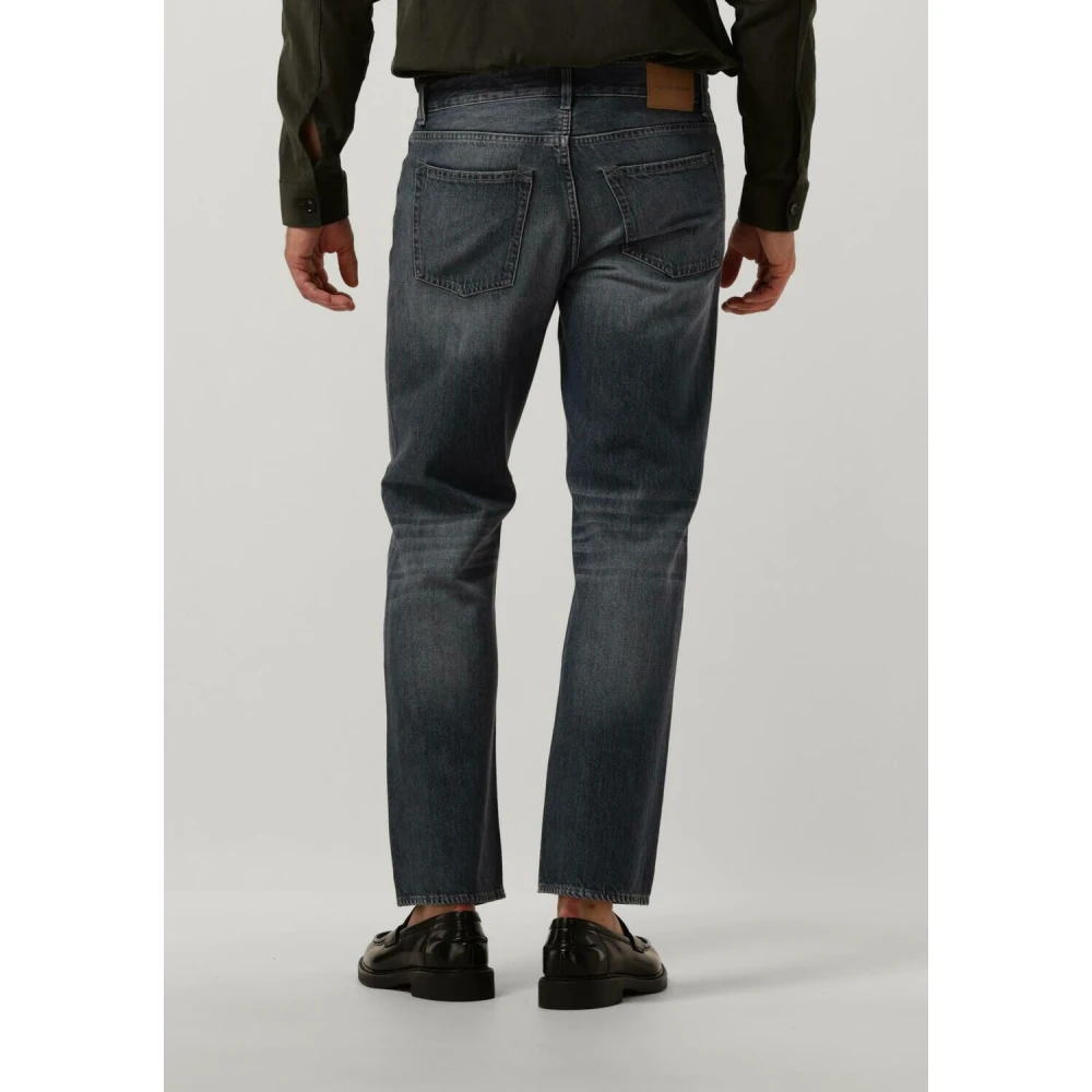 Tiger Of Sweden Straight Leg Jeans in Donkergrijs Gray Heren
