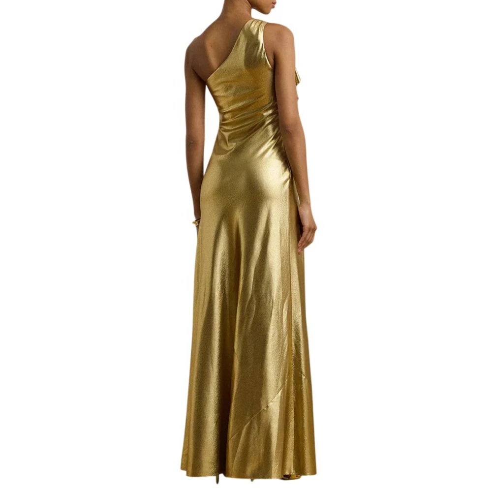 Ralph Lauren Lange Jurk Yellow Dames