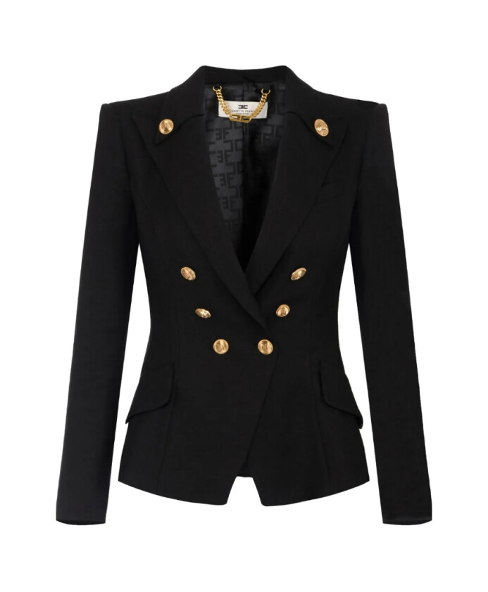 veste-noire-en-melange-de-lin-et-de-gabardine-a-revers-pointus