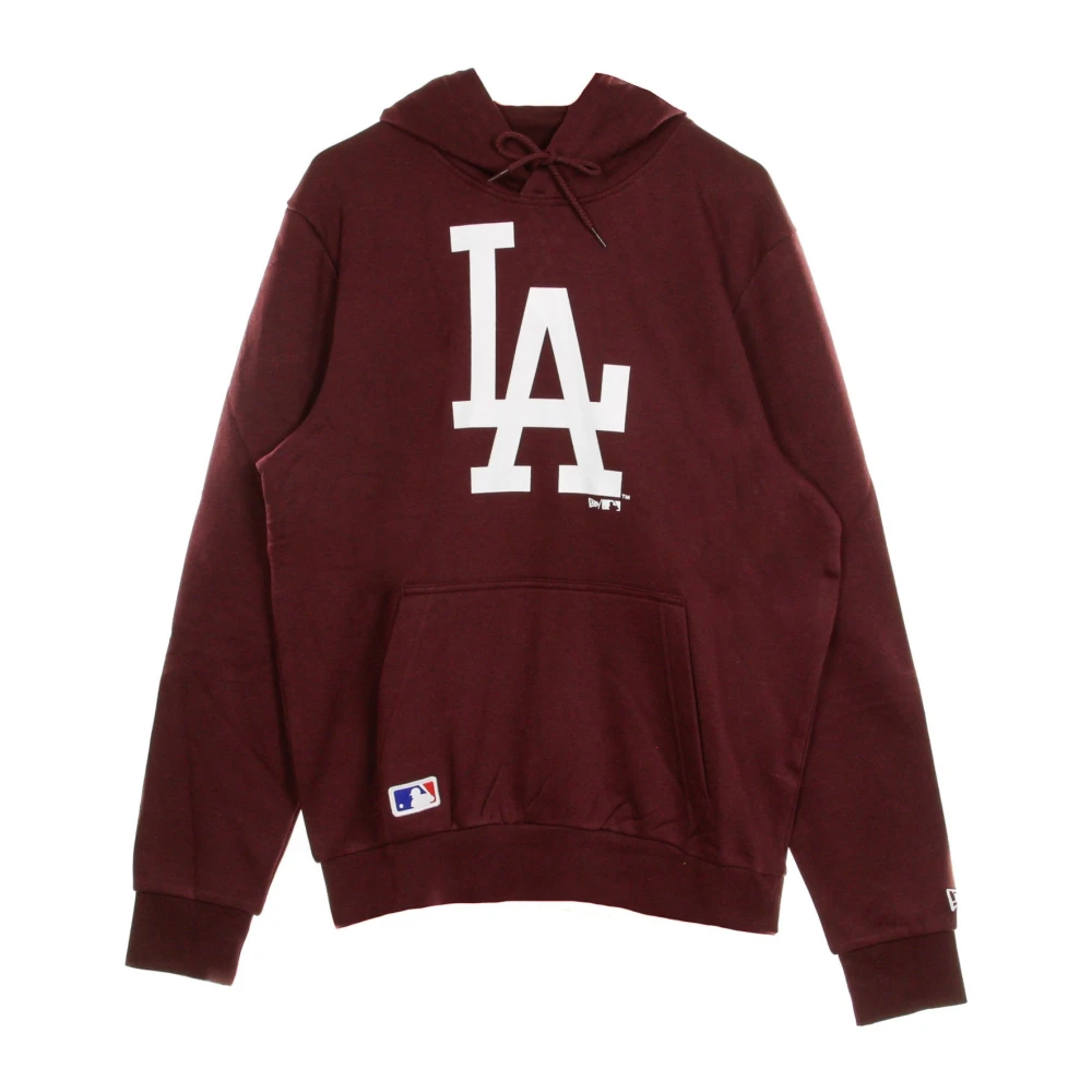New era Team Logo Hoody Bordeaux Wit Brown Heren