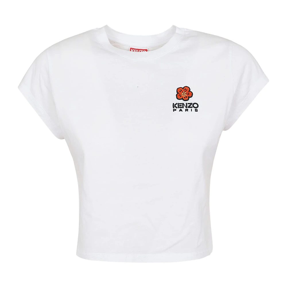 Kenzo Witte Boke Crest Baby T-Shirt White Dames