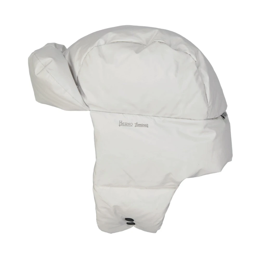 Herno Unisex Blanc Accessoires, Taille: M Padded Hat