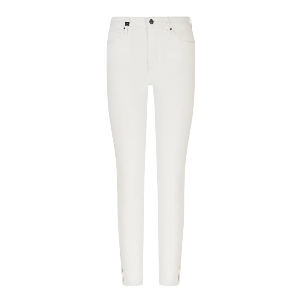 Armani Exchange Vrouw Wit Te Skinny Broek Van Katoen